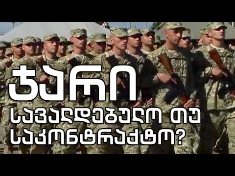 რეალური სივრცე - ჯარი: სავალდებულო გაწვევა თუ საკონტრაქტო სისტემა