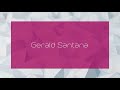 Gerald santana  appearance