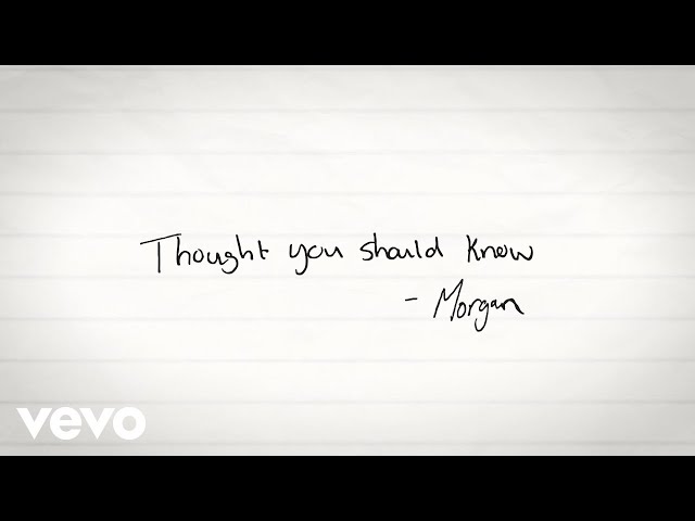 Morgan Wallen - Thought You Should Know