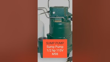 ZOELLER M98 1/2HP Sump Pump
