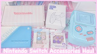Nintendo Switch Accessories Haul by Geekshare