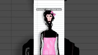 Locust + Pink dress 😜🩷 #art #analoghorror #drawing #locust #horror #howtodraw #viralshort