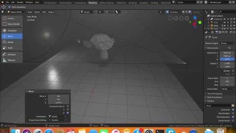 eevee test of volumetric scattering in blender