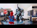 Lego Spidermen vs Rhino Diorama MOC