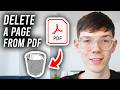 How To Delete Page In PDF - Adobe Acrobat Tutorial