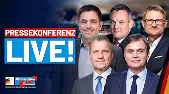 LIVE: Pressekonferenz der AfD-Fraktion - Diese Woche im Bundestag