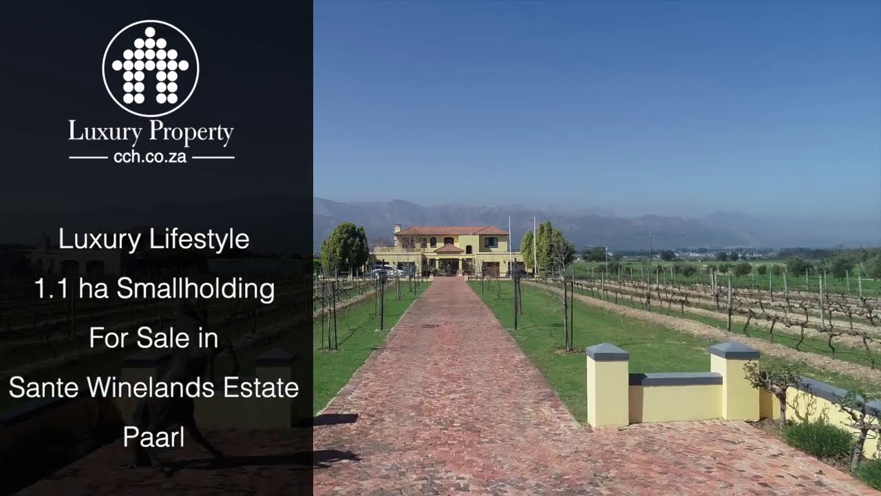5 Bedroom House for Sale in Sante Winelands Estate Paarl YouTube