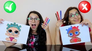 DESAFIO COLORINDO COM 3 CORES (3 MARKER CHALLENGE) | Luluca