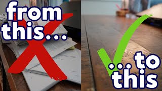 how to deal with paper clutter at home | decluttering paper from your life