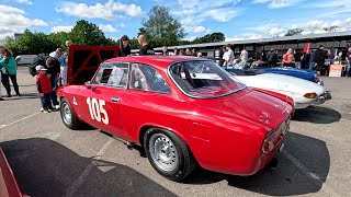 Brooklands Italian Car Day 2024. 1964 Alfa Romeo Giulia race car. by BrooklandsMemberstv 181 views 13 days ago 4 minutes, 21 seconds
