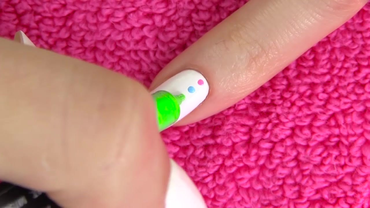 Easy School Nail Art Tutorial - wide 1