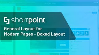 General Layout for Modern Pages - Boxed Layout