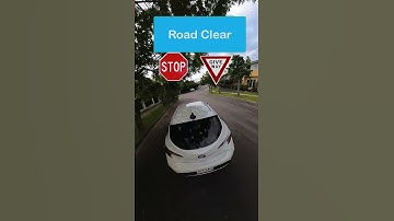 Road clear (Give Way and Stop Sign Difference)