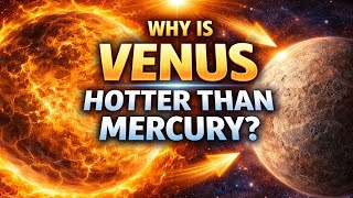 Why Is Venus Hotter Than Mercury?#sun#space#scienceexploration 