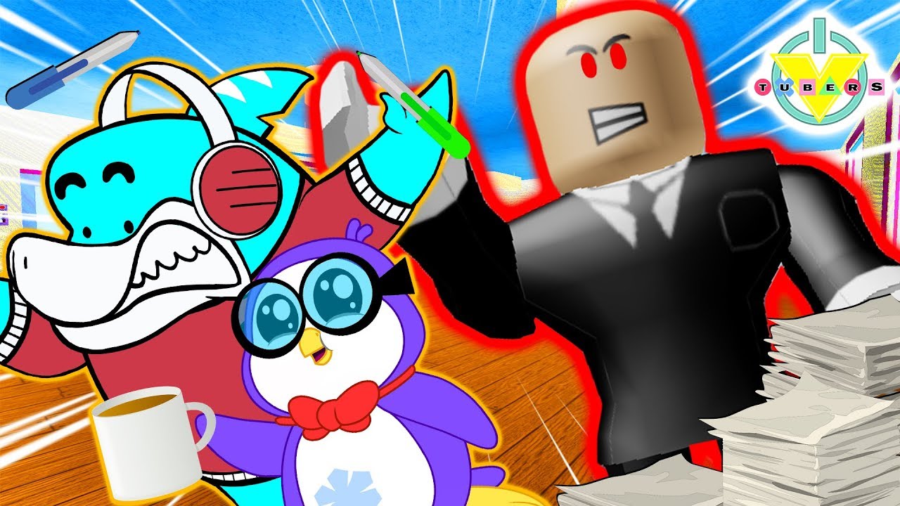 Escape Evil Boss Roblox Escape Office Obby Let S Play With Big Gil Vs Peck Youtube - office goanimate obby escape roblox