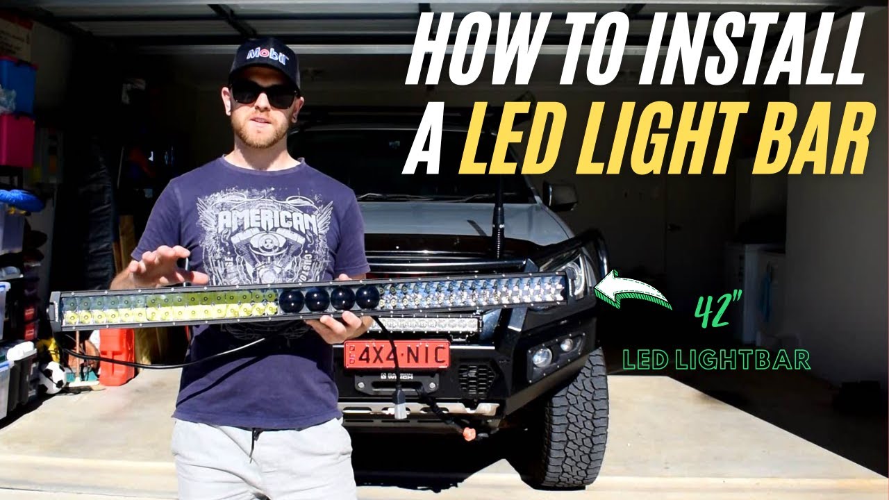 How To Install a Light Bar, 42 Auxbeam Roof Light Bar Install