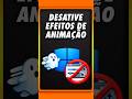 COMO DESATIVAR OS EFEITOS DE ANIMAÇÃO DO WINDOWS 11