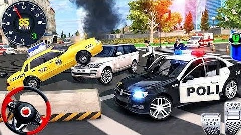 Police Car Chase Simulator 3D Game - Real Cop Cars Driving Simulator 2025 - Android GamePlay