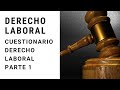 Derecho Laboral Guatemala Examen Tecnico Profesional Cuestionario 1 AUDIO SOLAMENTE