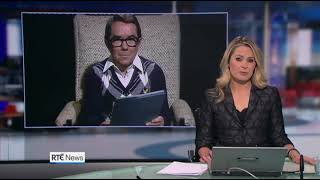 Ronnie Corbett&#39;s death reported on RTÉ News (31st March 2016)