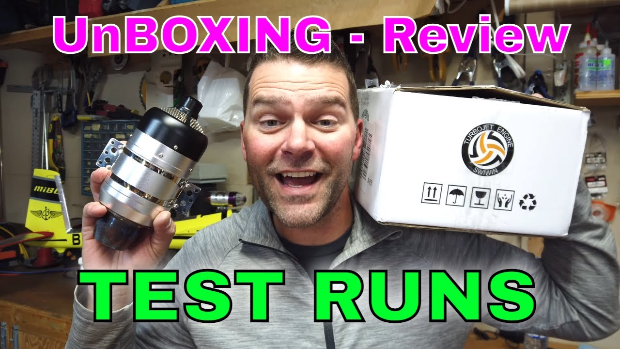 THE TINY POWERHOUSE - Swiwin SW80 Turbine - Unboxing, Test Run, Review ...