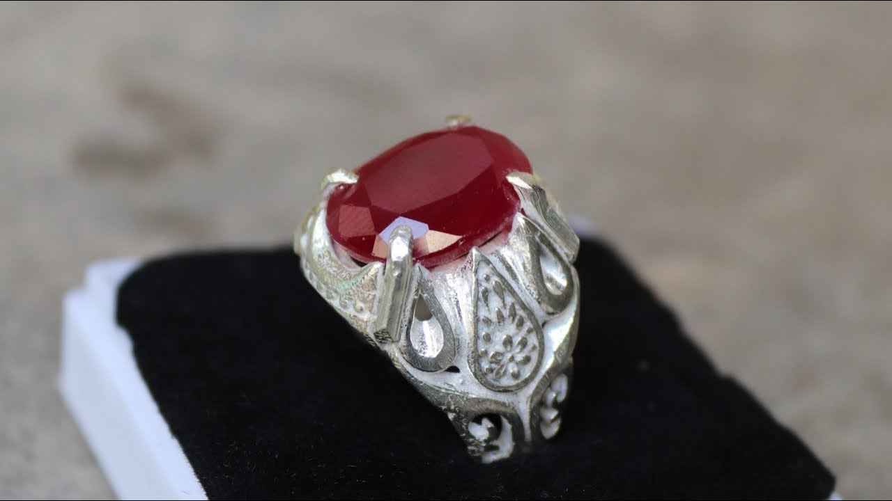 Ruby Ring design for Men  Yaqoot Ki Behtreen AnghuthiKabli Yaqoot