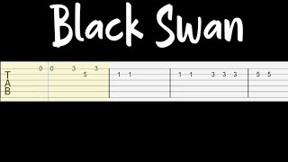 BTS - Black Swan (Easy Guitar Tabs Tutorial)