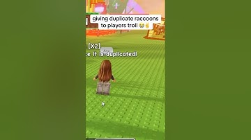 Trading A DUPLICATED RACCOON To Grow A Garden players 😭 #growagarden #gag #roblox