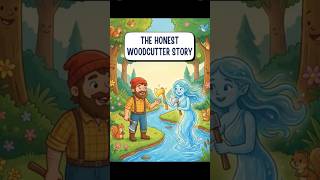 The Honest Woodcutter 🪓✨ | A Magical Moral Story for Kids | Honesty Is the Best Policy #kidsstory