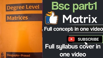 Matrix Quick Revision full concept in one video || Basics to advance