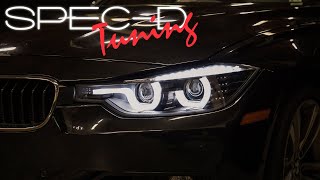 SPECDTUNING INSTALLATION VIDEO: 2012-2015 BMW 3 SERIES F30 PROJECTOR HEADLIGHT