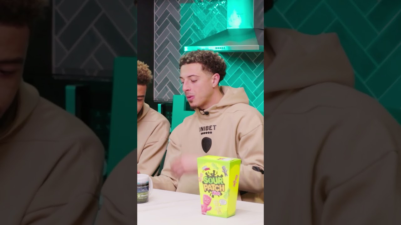 Leeds United players decide best Sour Patch flavour 