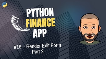 Flask Expense Tracker #19 – Edit Expense Update (Part 2: Rendering Form)