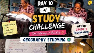 🔥 Day10 of 75 Days Study Challenge📚||APPSC Group 2 Preparation |Geography 🌍|Consistency is the Key 💯