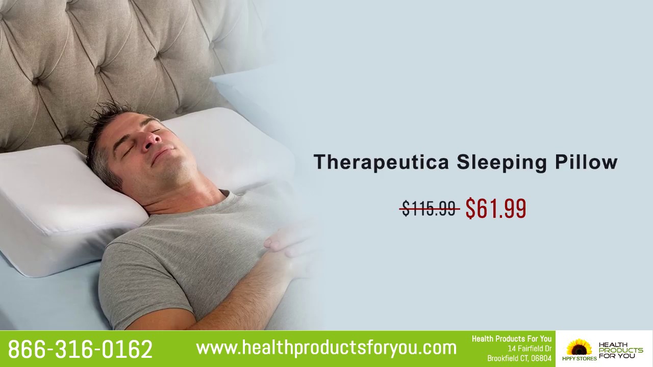 therapeutica cervical sleeping pillow