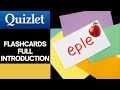 How to use Quizlet Flashcard technology? A complete introduction.