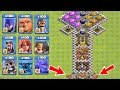 Who Can Survive This Difficult Trap on COC? Trap VS Troops #14