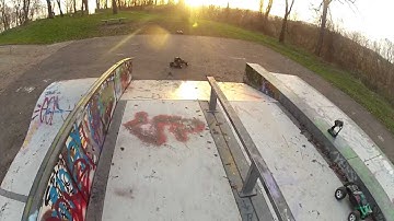 Traxxas Rustler VXL and Hpi E-firestorm FLux with GOPRO  II