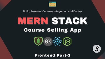 # 3 MERN Stack Project | Course Selling App Frontend | Set up React Js, Axios, Signin & Singup Modal