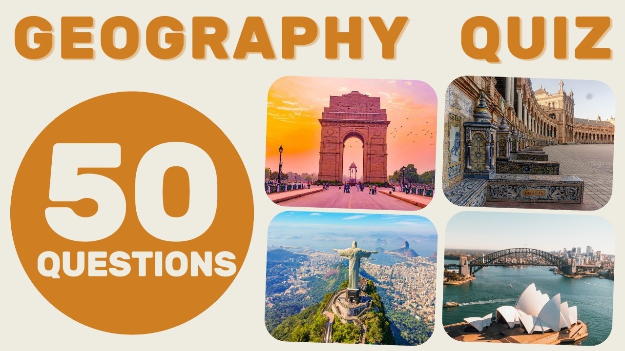 50 Geography Questions Quiz 🌍 | Test Your World Knowledge