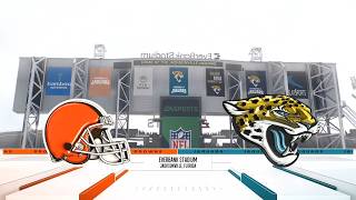 Browns vs Jaguars Week 1 Simulation | Madden 27 Rosters