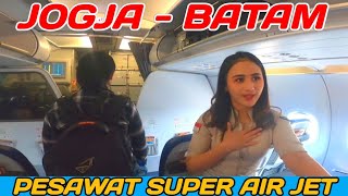 ARUS BALIK MUDIK JOGJA BATAM PESAWAT SUPER AIR JET