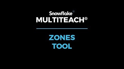 How to MultiTeach®: the Zones tool