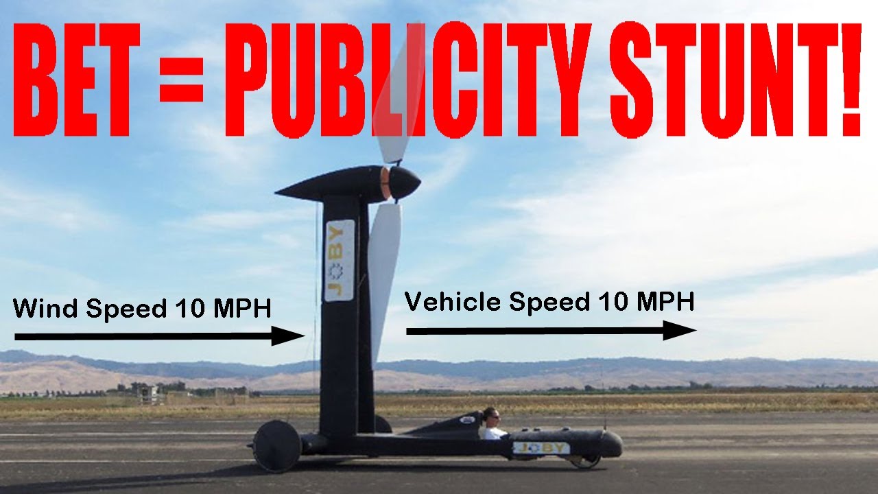 Veritasium’s  $10,000 Blackbird bet just a publicity stunt! Faster than wind intuitively obvious!