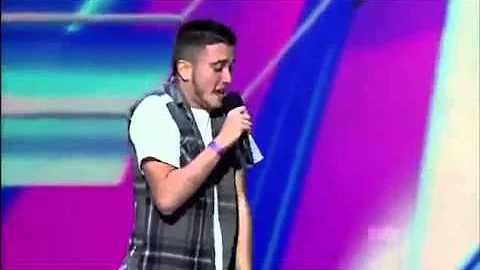 The X Factor USA 2012 - Nick Youngerman's Audition - Ice Ice Baby - Britney Spears Dancing