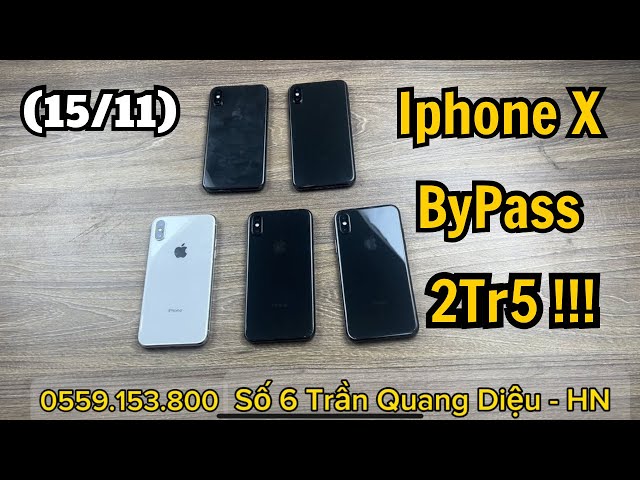 📌Thanh Lý Máy ByPass , Icloud Sạch , Zin Đét  Dòng iPhone X | Giá chỉ 2trXXX