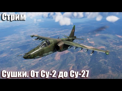 Видео: Стрим. Сушки, от Су-2 до Су-27