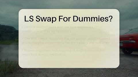 LS Swap For Dummies? - Car Performance Pros