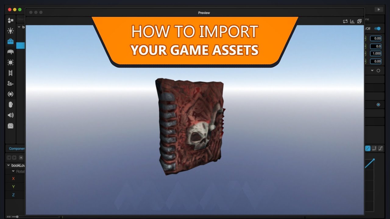 How to Import your Assets and set up Materials in MANU Video Game Maker