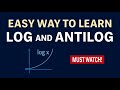 Log and Antilog in 10 minutes!
